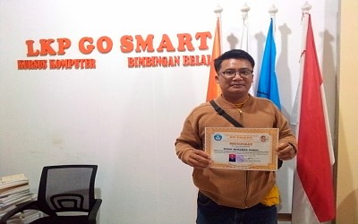 Resmi Lulus Kursus Komputer, Mas Ovian Muhamad Faisal Siap Terapkan Ilmunya di Dunia Kerja