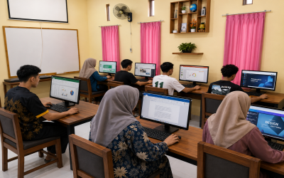 Semangat Belajar di Akhir Semester! Keseruan Kegiatan Kursus Komputer LKP Go Smart pada Sabtu, 27 Juni 2026