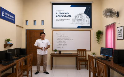 Selamat! Azam Fadillah Andrianto dari Purworejo Berhasil Menyelesaikan Project Akhir AutoCAD Teknik Sipil dan Siap Mempresentasikan Karyanya Secara Profesional